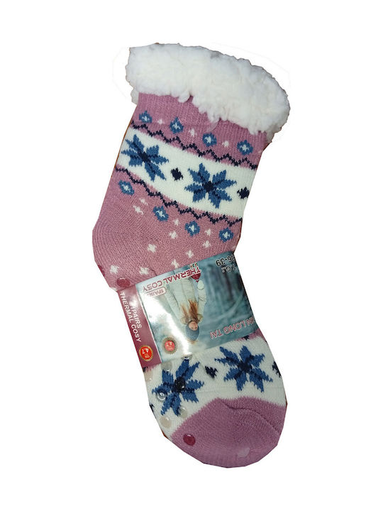 Join Join Kinder Hausschuh-Socken Lila