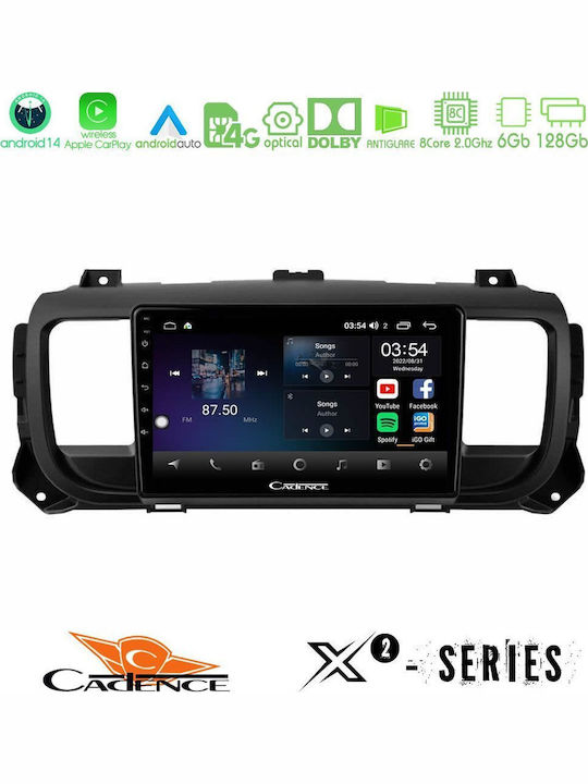 Cadence Автомобилна Аудио Система (Блутут/USB/WiFi/GPS/Apple-Carplay/Android-Auto) с Тъчскрийн 9"