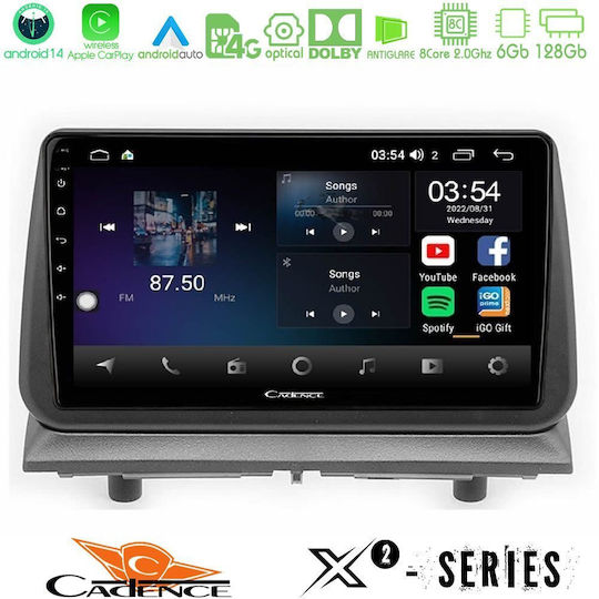 Cadence Auto-Audiosystem Dodge Nitro 2007-2011 (Bluetooth/USB/WiFi/GPS/Apple-Carplay/Android-Auto) mit Touchscreen 9"