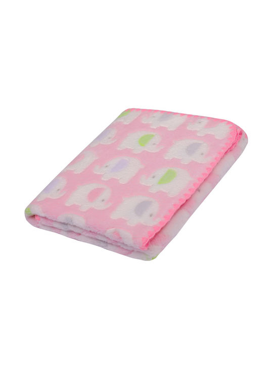 Duet Baby Pătură Pepinieră Swaddling pături Roz 90x80cm