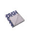 Bobono Blanket Nursery Swaddling Blankets Cotton Blue 90x75cm
