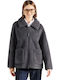 Women's Short Fur Anthracite