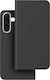 Samsung Mobeen Книга Силикон 1.2мм Черен (Galaxy A17)
