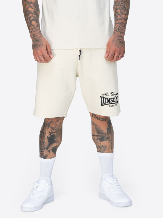 Lonsdale Hulton Men's Athletic Shorts Beige/black