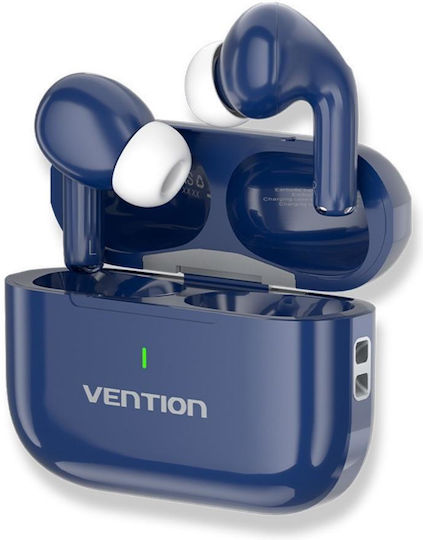 Vention Echo Lite E11 Plus In ear Bluetooth хендсфри Слушалки с Устойчивост на Пот и Кутийка за Зареждане Син