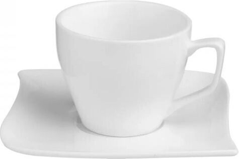 Secret de Gourmet Σετ Φλιτζάνια Espresso από Πορσελάνη Λευκά 90ml 12τμχ