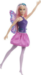 Barbie Fairy Ballerina – Purple Dress & Pink Hair για 3+ Ετών