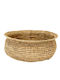Atmosphera Decorative Basket Wicker with Handles Brown 49x16cm