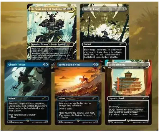 Magic The Gathering Secret Lair x Sony Ghost Of Tsushima Versiunea
