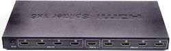 Video Splitter Hdmi Splitter 1 Input 8 Outputs Full Hd 1080p 3d