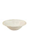 Espiel Tiffany Salatschüssel Keramik Beige 15x15x4.5cm 1Stück