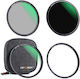 K&F Concept Objektivfilter Bausatz 52mm MC UV CPL ND1000 Magnetring Schwarz