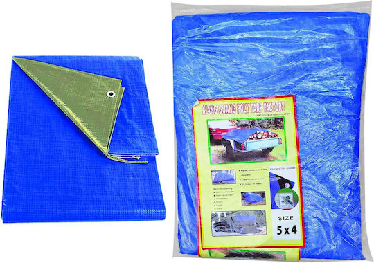 HOMie Waterproof Tarpaulin 90gr/m² 5x4m. Light Type