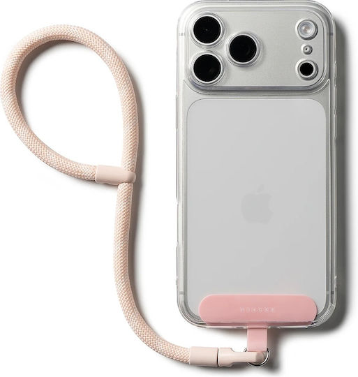 Ringke Suport Universal Curea De Mână Link Flow Tip P Crossbody Lanyard Pentru Huse De Telefon Reglabil Roz Candy