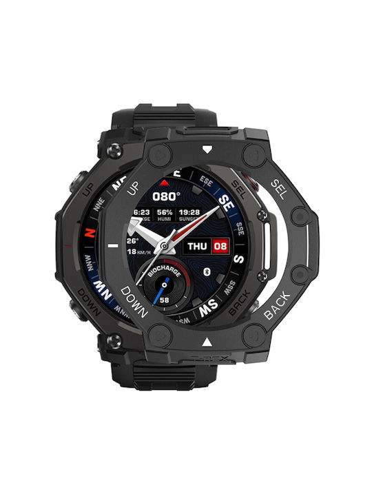 Armor Πλαστική Θήκη σε Μαύρο χρώμα για Amazfit T-Rex 3 Pro