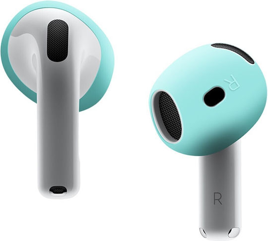 Силиконови покрития в Зелен цвят за Apple AirPods 4