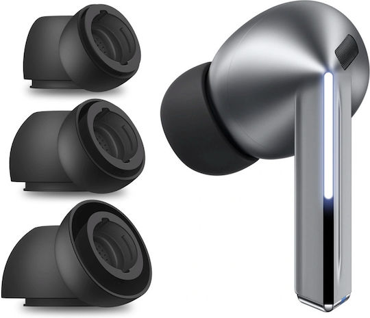 Techsuit Case Silicone in Black color for Galaxy Buds3 Pro