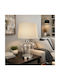 Galifas Metal Table Lamp for Socket E27 with White Shade