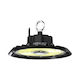 V-TAC Commercial Bell Light 100W Natural White 13500lm with Built-in LED Black Ø32.6xH32.6cm