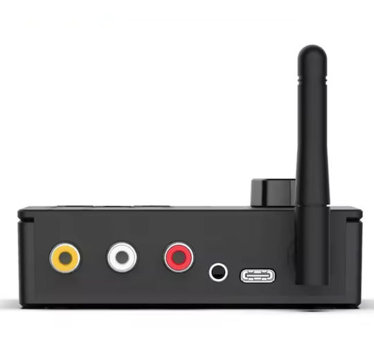 Techstar Convertor Audio Digital La Analogic Dac 192khz Bluetooth 5.4 Telecomandă Intrare Coaxială Ieșiri Rca Jack 3.5mm
