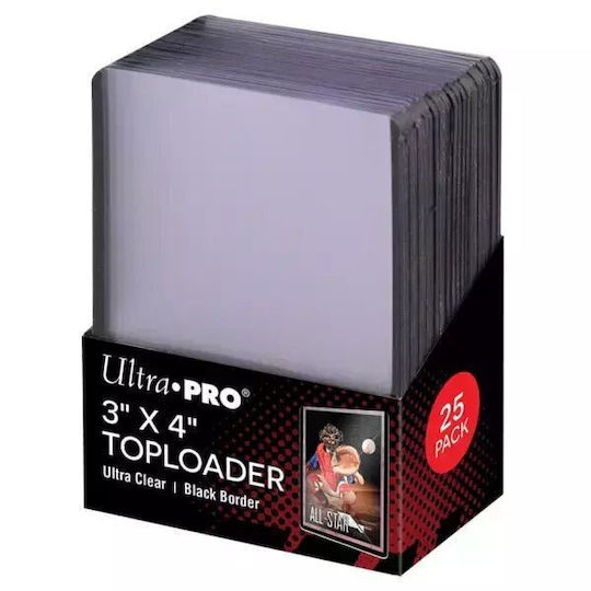 Ultra Pro Border Toploader Standard Size 25pcs Black