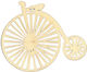Holzhandwerksdekoration Fahrrad Holz 10x8cm