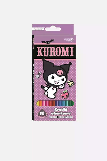 Triangular Pencil Crayons Kuromi 12 Colors