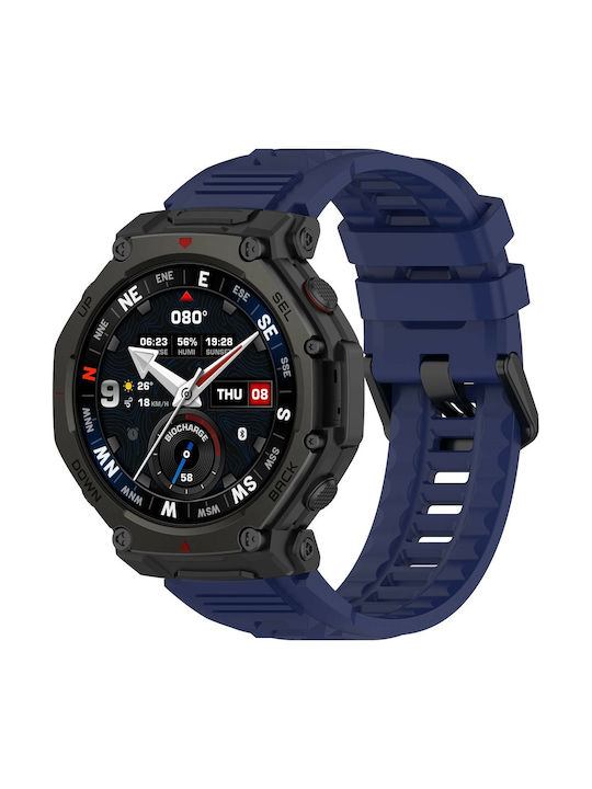 Силиконова Каишка Amazfit T-rex 3 Pro Син Силиконова Каишка Amazfit T-rex 3 Pro Син