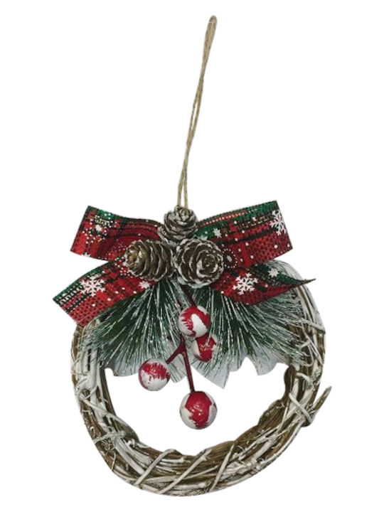 AGC Weihnachtsdekoration Kranz mit Durchmesser 12cm.
