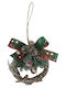 AGC Weihnachtsdekoration Kranz mit Durchmesser 10cm.