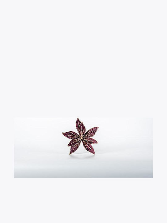Eurolamp Crăciun Decorativ Textil Floare Lungime 20cm.