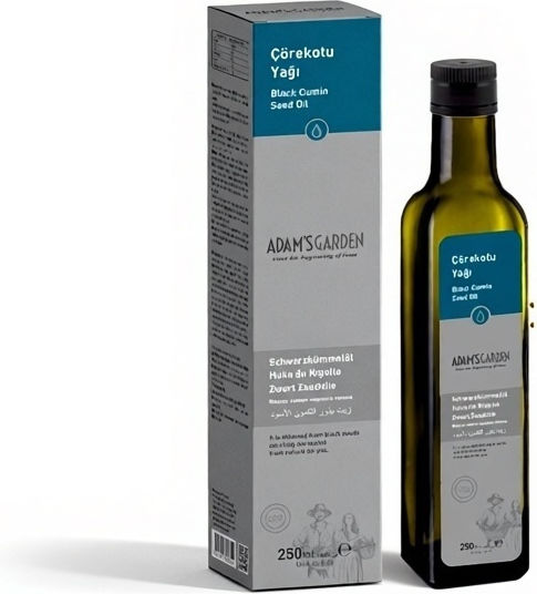 Adam's Garden Έλαιο Σπόρους Μαύρου Κύμινου 100% Καθαρό 250ml
