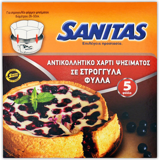Sanitas Non-stick Paper Cut into Sheets 26x26cm 5pcs