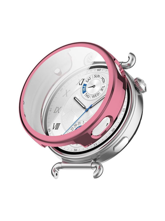 2 1 Tragbare Hüllen Schutzabdeckung Bildschirm Huawei Watch GT 6 41mm Rosa