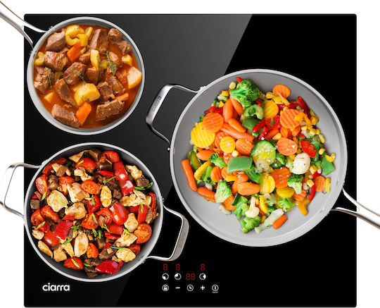 Ciarra Smart Επαγωγική Εστία Αυτόνομη με Λειτουργία Κλειδώματος 59x52εκ.
