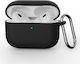 Σιλικόνη Θήκη Airpods Pro 3 Καραμπίνερ Μαύρη