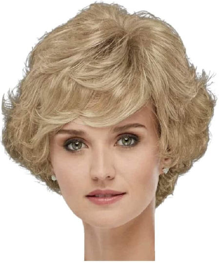Perücke mit Synthetikhaar in Blond Farbe 27.5cm