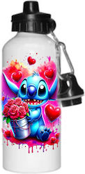 Kinder Trinkflasche Lilo & Stitch 500ml Weiß