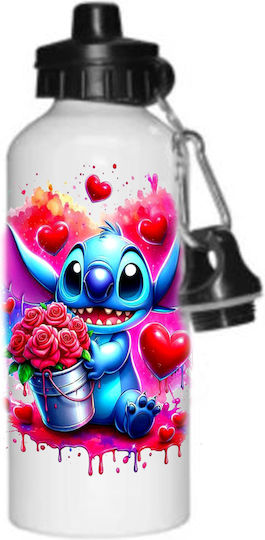 Бутилка Lilo & Stitch 500ml Бяла