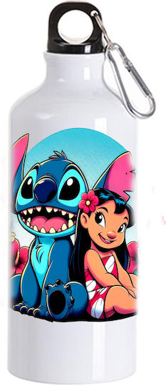 Παγούρι Lilo & Stitch 600ml Λευκό
