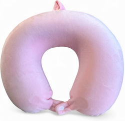 Dream House Travel Pillow Velvet Pink