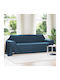 vidaXL Decken & Couchdecken Dreisitzer-Sofa Wurf Fleece 350x270cm Dunkelblau