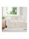 vidaXL Ριχτάρι Πολυθρόνας Fleece 240x220εκ. Κρεμ 42016899