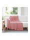 vidaXL vidaXL Fleece-Decke Doppel 200x150cm Rosa