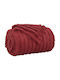 vidaXL Одеяло Флийс Кинг сайз 270x240см. Mint, Red