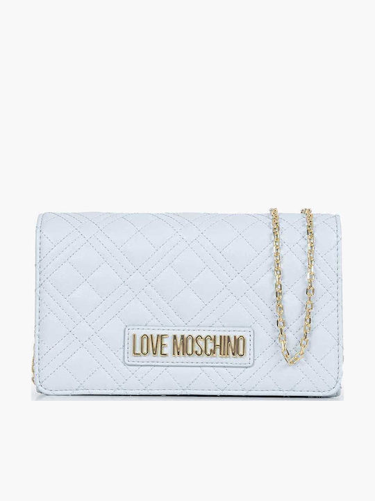 Moschino Γυναικεία Τσάντα Χιαστί Γαλάζια
