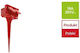 Elgotech Double Garden Power Socket Spike Ip44 Red Gos-20-444