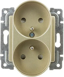 Vena2 Double Socket U Satin 525049 Vena2 Double Socket U Satin 525049