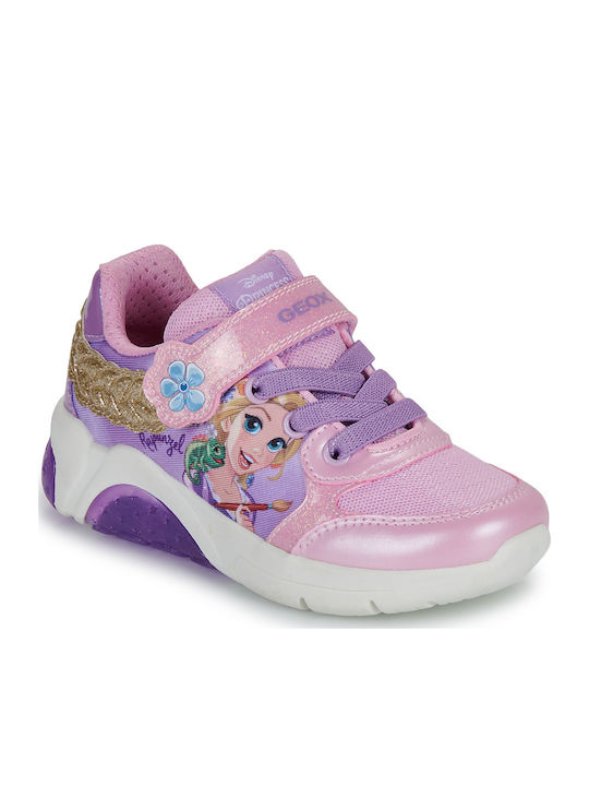 Fadinlight Kinder Sneaker Anatomisch mit Bügel- und Schleifenverschluss Rosa