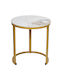 Rundes Beistelltisch Metall Gold M45xL45xH49cm
